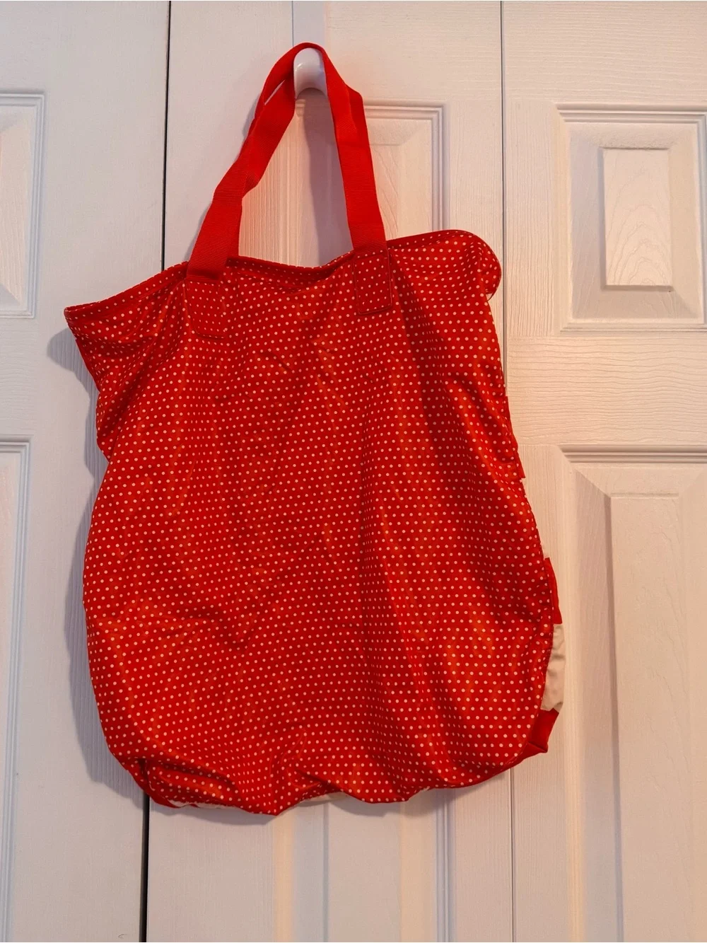 Marc By Marc Jacobs Red and Cream Striped Tote